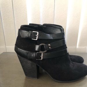 Franco Fortini Black Ankle Boots